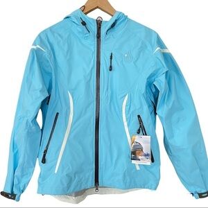 Isis Shastina hooded rain snow jacket sz 4